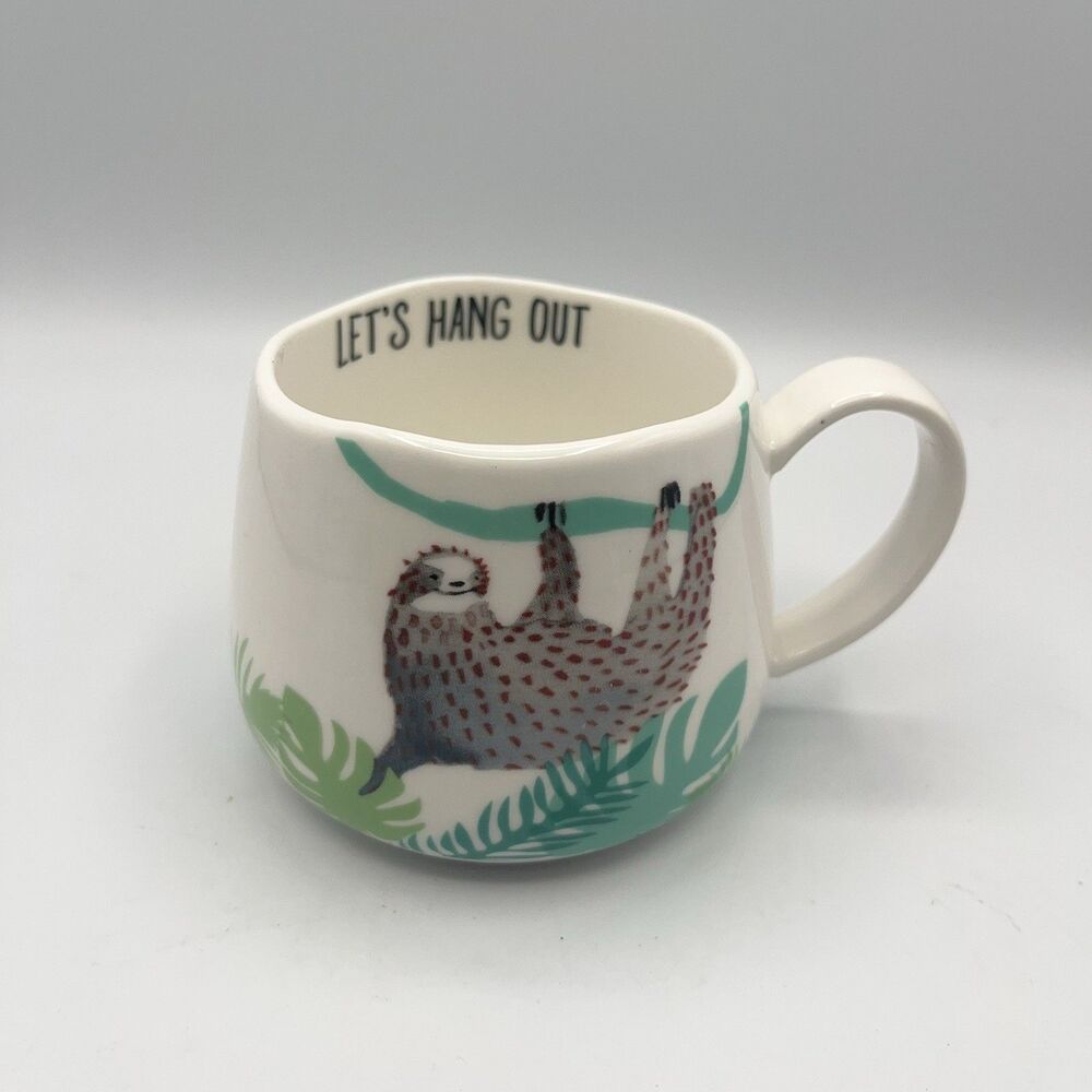 Rosanna Be Wild Sloth Ceramic Mug